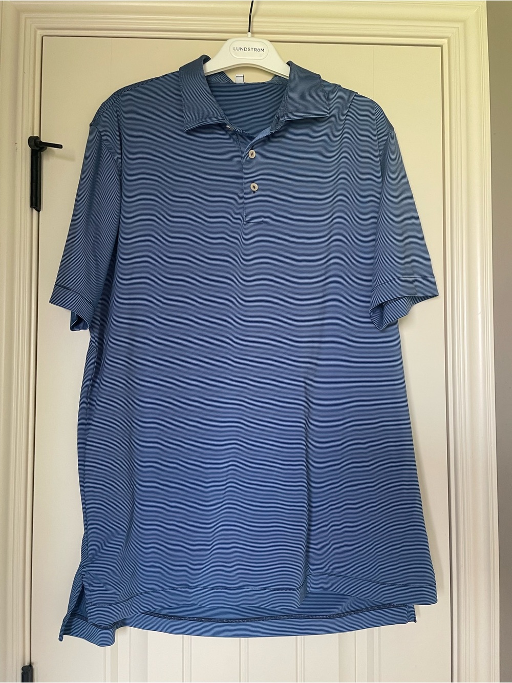 Peter Millar Summer Comfort Slate Blue Short-Sleeve Polo